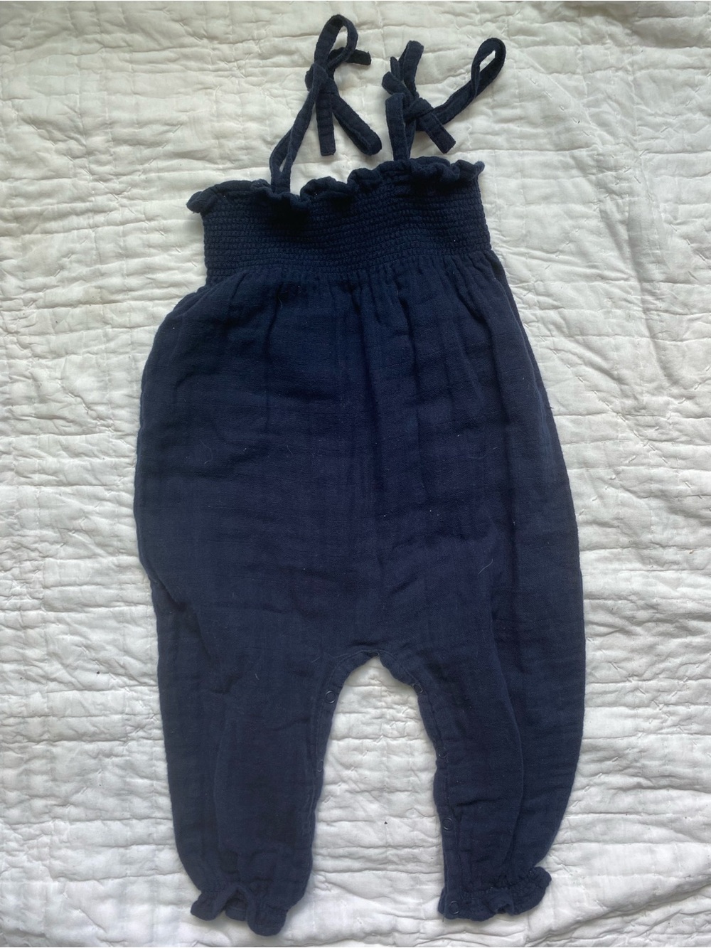 Jamie Kay Navy Romper